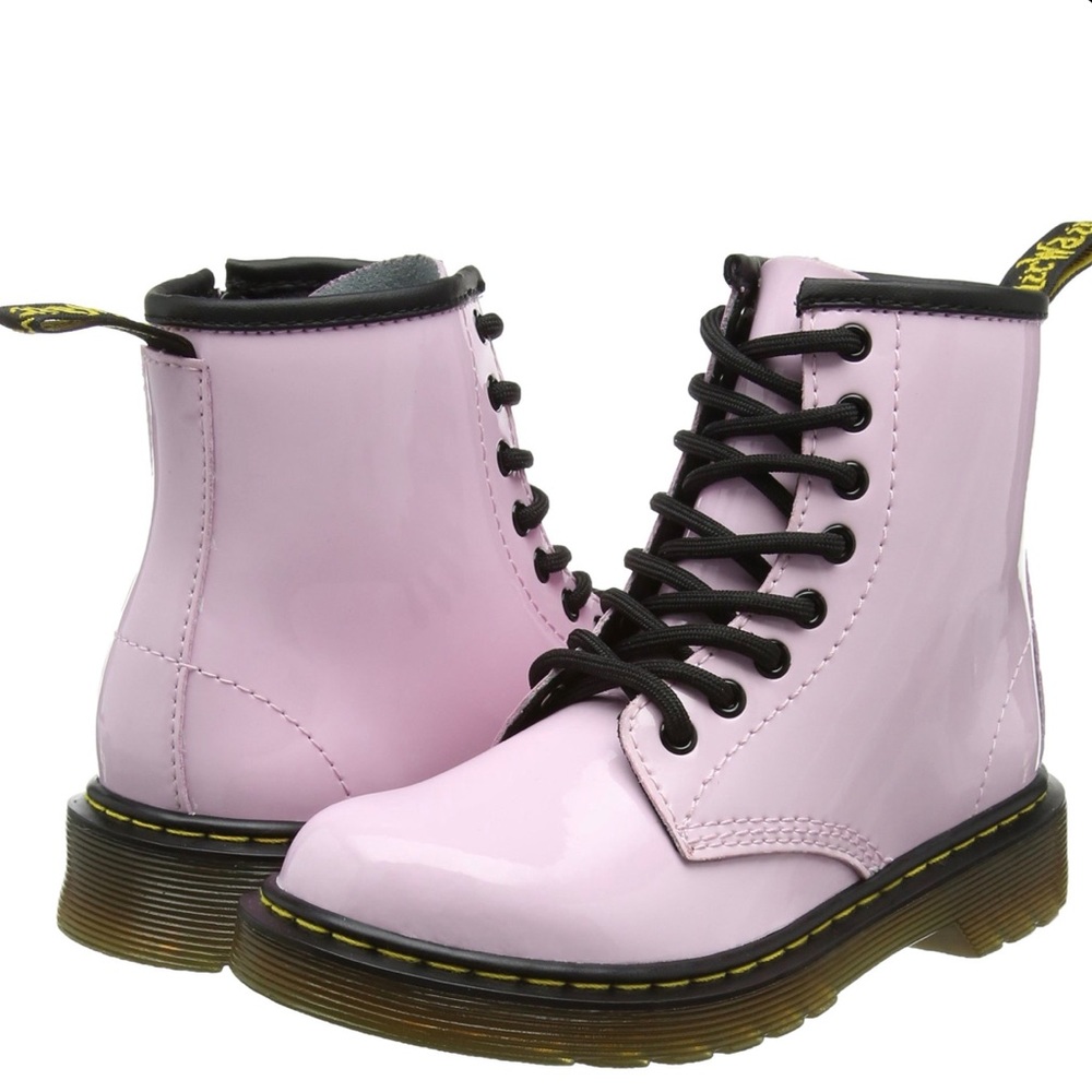 Dr Marten Baby Pink Delaney Boots Size 3